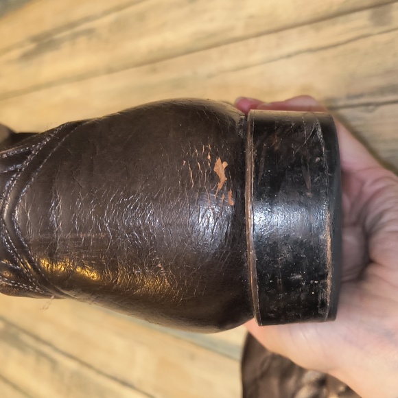 Lucchese Dark Brown Devin Boots Size 9.5 - Picture 8 of 13